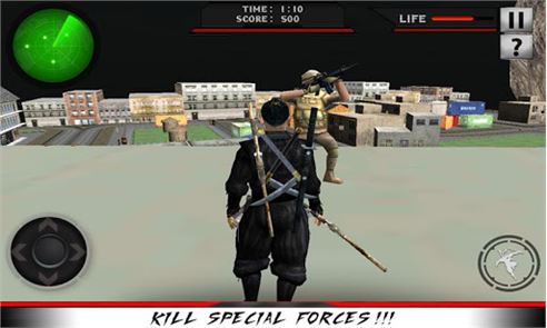City Ninja Assassin Warrior 3D image