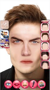 Maquillaje realista:imagen de hombre y mujer