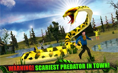 Angry Anaconda Attack 3D image