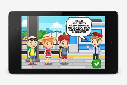 Juegos para niños Geograpiea imagen Indonesia