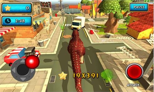 Dinosaur Simulator: imagem Dino Mundial