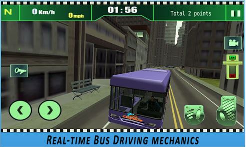 Imagem da cidade simulador de condução Bus