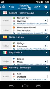 Live Soccer TV Broadcast Guide image