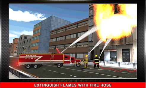 911 Rescue Fire Truck 3D Sim image
