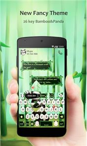 Bamboo GO Keyboard Theme Emoji image
