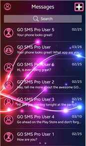 imagem Cores GO SMS Neon