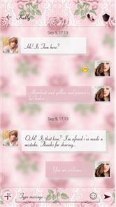 (FREE) GO SMS PRO ROSE THEME image