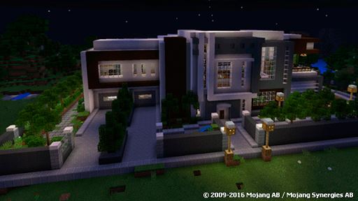 Modern Mansion map for MCPE image