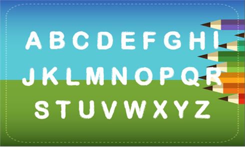 Writing the alphabet image