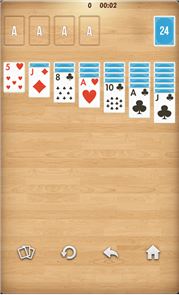 Solitaire imagen clásico juego de cartas