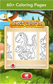 Dino Coloring Game image