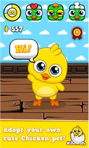 Mi pollo - la imagen del juego de mascotas virtuales