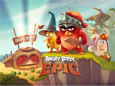 Angry Birds imagem RPG épico