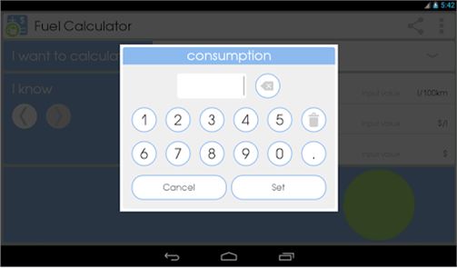 imagen Calculadora de combustible