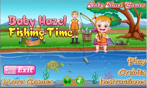 Baby Hazel Fishing Time image