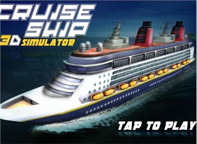Imagen del barco de cruceros simulador 3D