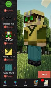 imagem Criador Minecraft Custom Skin