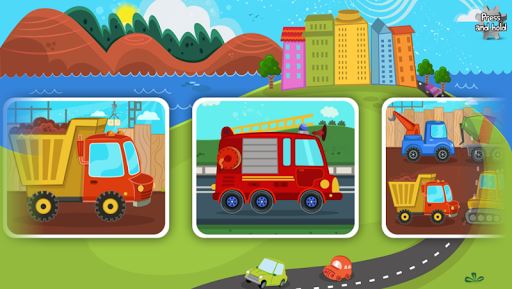 Cars & Trucks Puzzle for Kids image