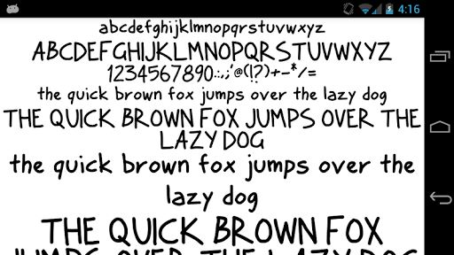 Fonts for FlipFont 50 Clean image