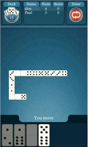 Imagen libre de fichas de dominó en línea