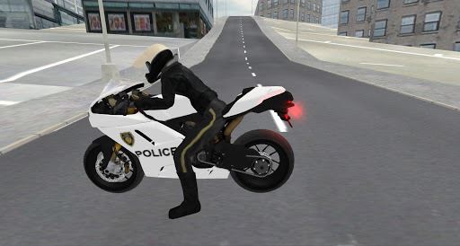 imagen Policía de la moto Simulador 3D