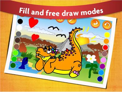 Kids Dinosaur Coloring Pages image