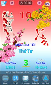 Lịch Việt - Lịch Vạn Niên 2016 image