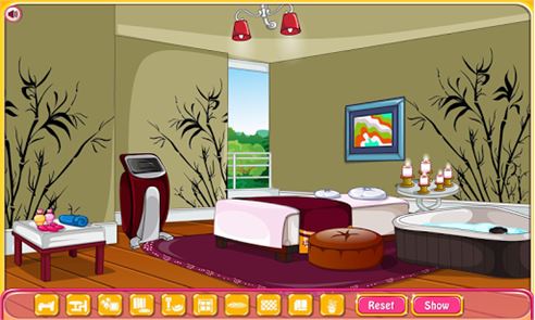 Girly room decoration game image