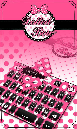 Dotted Bow GO Keyboard Theme image