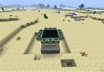 Fin Portal Mod - Imagen de Minecraft PE