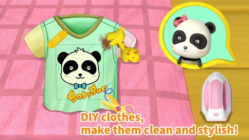 Cleaning Fun - Baby Panda image