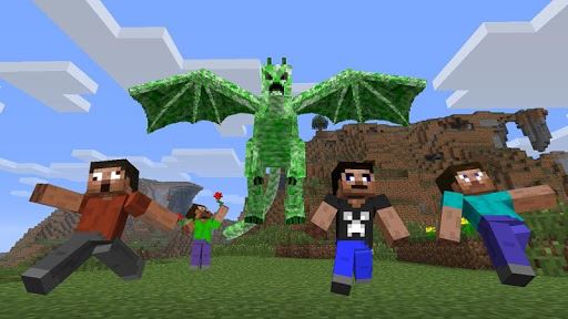 idéias imagem Minecraft Dragons
