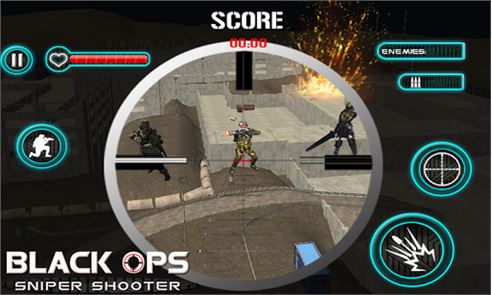 imagen Operaciones Negro Sniper 3D Shooter