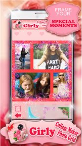 Girly Collage Maker Photo Grid image