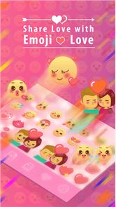 Emoji Love for Kika Keyboard image