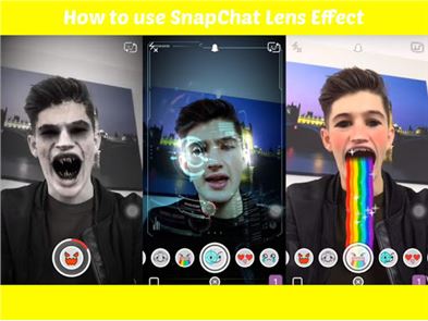 Lentes de efeito de imagem Tip Snapchat
