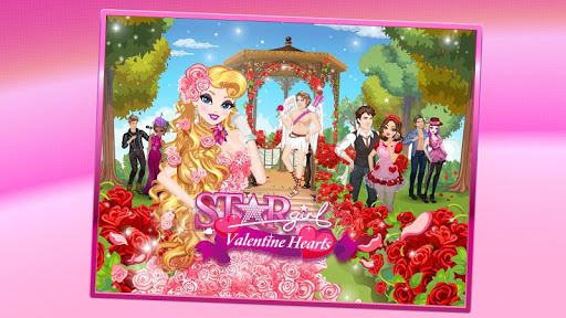 Star Girl: imagem Corações do Valentim