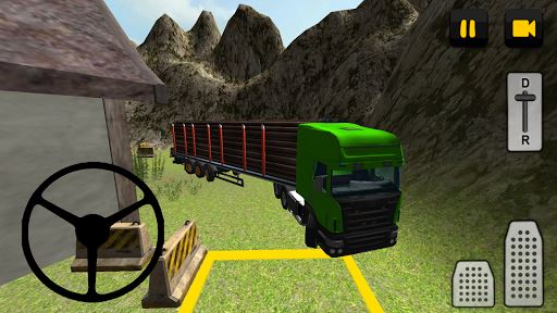 Truck Log imagem driver 3D