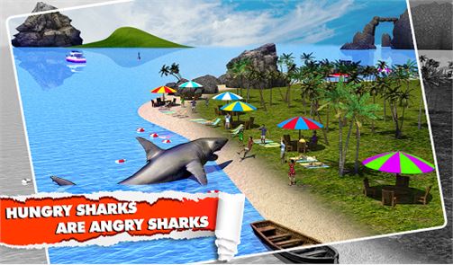 Irritado imagem Tubarão Simulator 3D