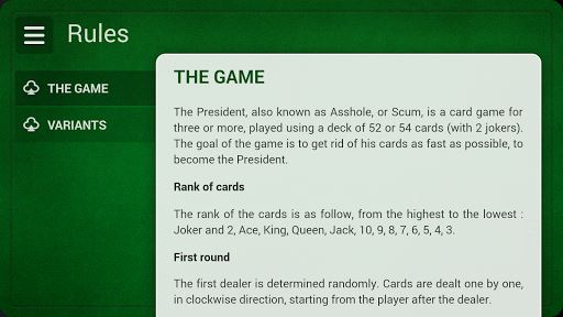 President - Card Game - Free image