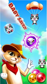 Witch Cat Pop Bubble Shooter image