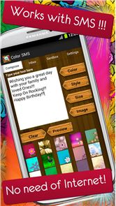 Color SMS Text Message Friends image