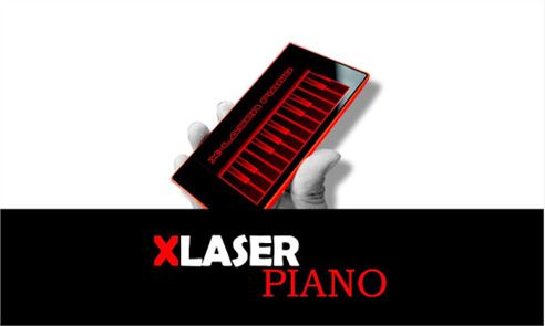 X-Laser Piano Simulated image