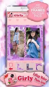 Girly Collage Maker Photo Grid image