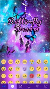 Butterfly Dream Kika Keyboard image