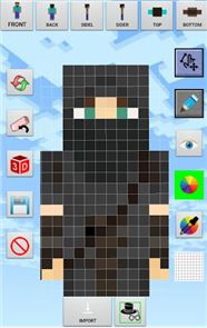 Creador de Minecraft imagen de aspecto personalizado
