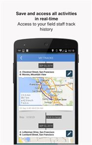 Hellotracks, imagen del GPS Phone Tracker