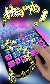 Hey Yo GO Keyboard Theme Emoji image