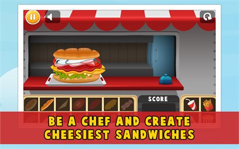 imagen Fabricante cocinero de la hamburguesa