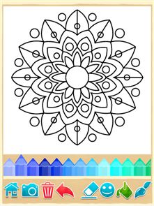 Mandala Coloring Pages image